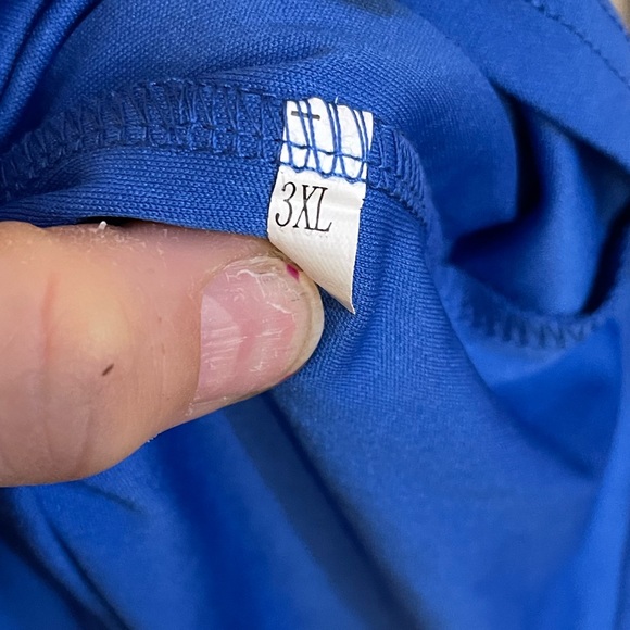 VERWIN Hollow Floor-Length Lace-Up Asymmetrical Women's Maxi size 3X - Picture 3 of 5